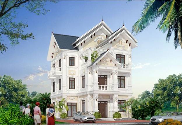 Biệt thự 3 tầng tân cổ điển ở Đà Nẵng