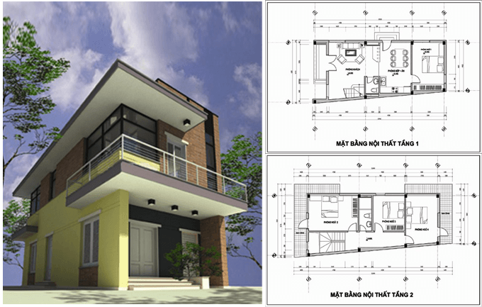 Ngôi nhà 2 tầng khang trang tại Nam Định