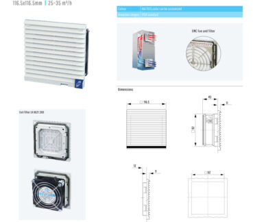 Quạt kèm lọc gió 6621